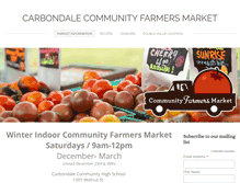 Tablet Screenshot of carbondalemarket.com